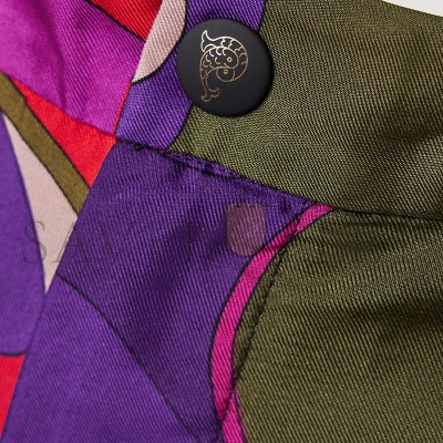 PUCCI ORCHIDEE PRINTED SILK-TWILL STRAIGHT-LEG PANTS 46376663162932319